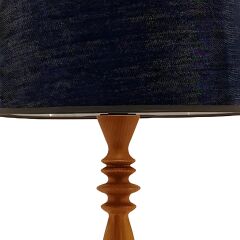 Clara Kahverengi Ahşap Abajur