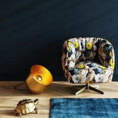 Apollon Smooth Gold Lambader 35cm