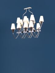 14 Şapkalı Avize Krom - 6217