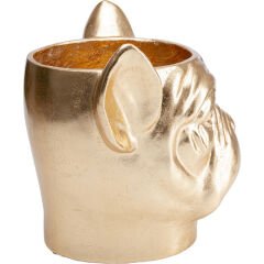 Bulldog Gold Fiberglas Saksı