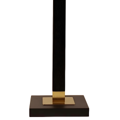 Jade Siyah Gold Ahşap Abajur