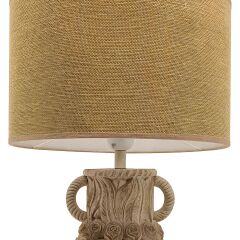 Rose Eskitme Polyester Abajur