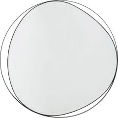 Wall Mirror Bonita Black Ø80cm