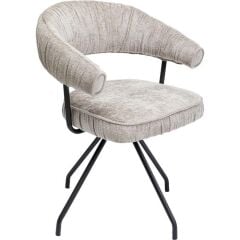 Swivel Chair Arabella Silver