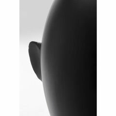 Abstract Face Siyah Dekoratif Obje