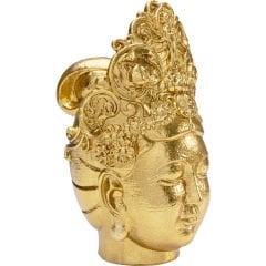 Goddess Head Gold Dekoratif Obje