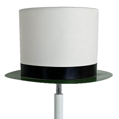 Gitar Tasarım Beyaz Yeşil Metal Abajur