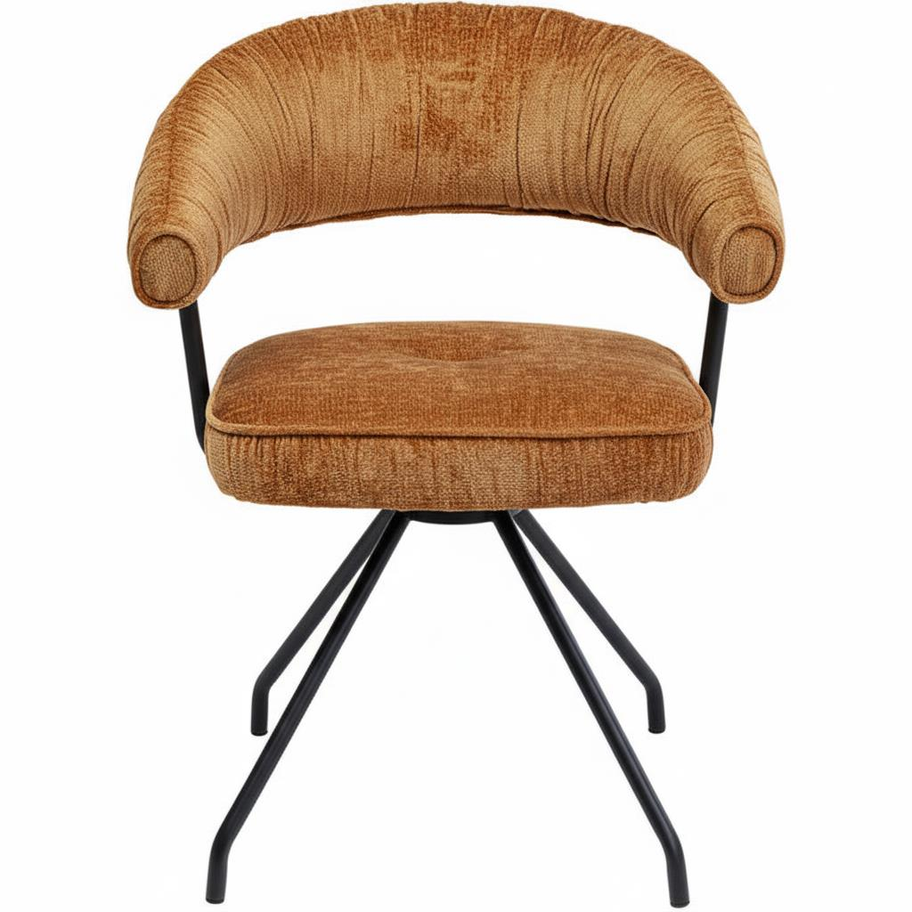 Swivel Chair Arabella Orange