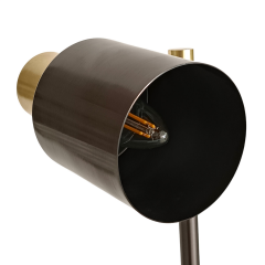 Carley Siyah Gold Metal Lambader