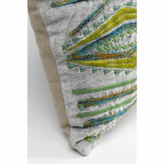 Desna Patchwork Yeşil Pamuk Kırlent 60x35 cm