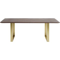 Symphony Dark Brass Masif Yemek Masası 90x180 cm