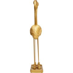 Flamingo Love Gold Dekoratif Obje 63cm