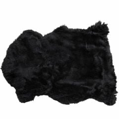 Heidi Black Kuzu Derisi Halı 60x85 cm