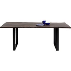 Harmony Dark Black Masif Yemek Masası 180x90 cm