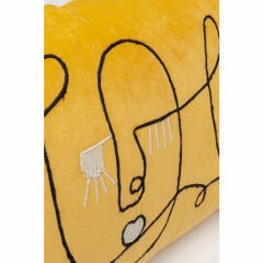 Cushion Face Art Yer Minderi 60x35 cm