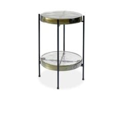 Kare Ice Double Side Table Black
