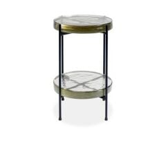 Kare Ice Double Side Table Black