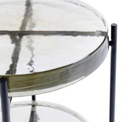 Kare Ice Double Side Table Black