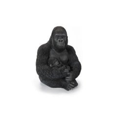 Cuddle Gorilla Family Poliresin Dekoratif Obje