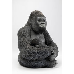 Cuddle Gorilla Family Poliresin Dekoratif Obje