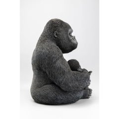 Cuddle Gorilla Family Poliresin Dekoratif Obje