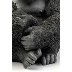 Cuddle Gorilla Family Poliresin Dekoratif Obje