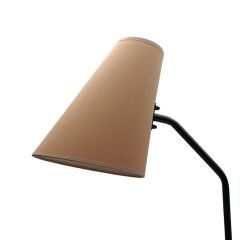 Şapkalı Metal Masa Lambası Siyah 6649