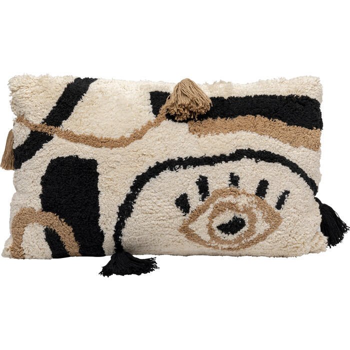 Cushion Blink Beyaz Yer Minderi 60x35 cm
