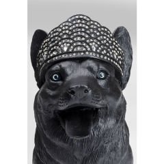 Royal Standing Corgi Siyah Dekoratif Obje