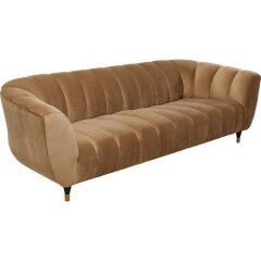 Sofa Spectra Velvet Brown 3-Seater 245