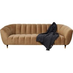 Sofa Spectra Velvet Brown 3-Seater 245