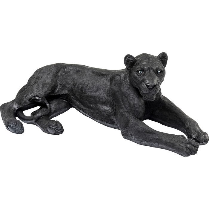 Lion Siyah Dekoratif Obje 52cm