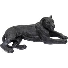Lion Siyah Dekoratif Obje 52cm