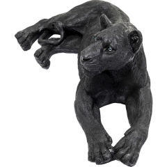 Lion Siyah Dekoratif Obje 52cm