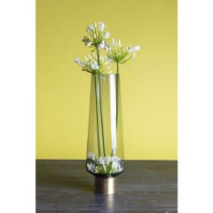 Noble Ring Gri Porselen Vazo