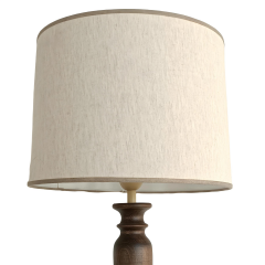 Alia Kahverengi Ahşap Abajur