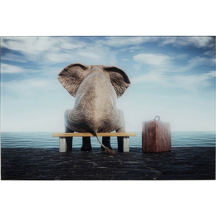 Elephant Journey Cam Resim 60x40cm