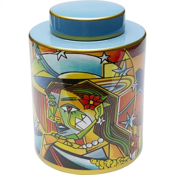 Porcelain Pot Graffiti Art 27cm