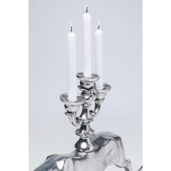 Candlestick Leopard 74 cm