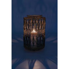 Hayat Gold Çelik Pirinç Kaplama Mumluk