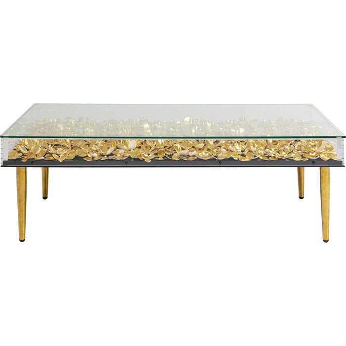 Gold Flowers MDF Orta Sehpa
