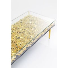 Gold Flowers MDF Orta Sehpa