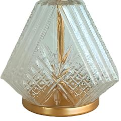 Desia Gold Cam Tasarım Abajur