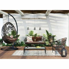 Tiki Black Alüminyum Orta Sehpa