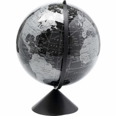 Globe Top Siyah Dekoratif Obje
