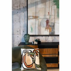 Cushion Thoughts Faces Yer Minderi 40x40 cm