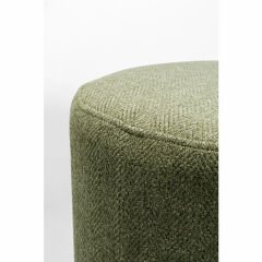 Stool Cherry Lina Green Brass Tabure