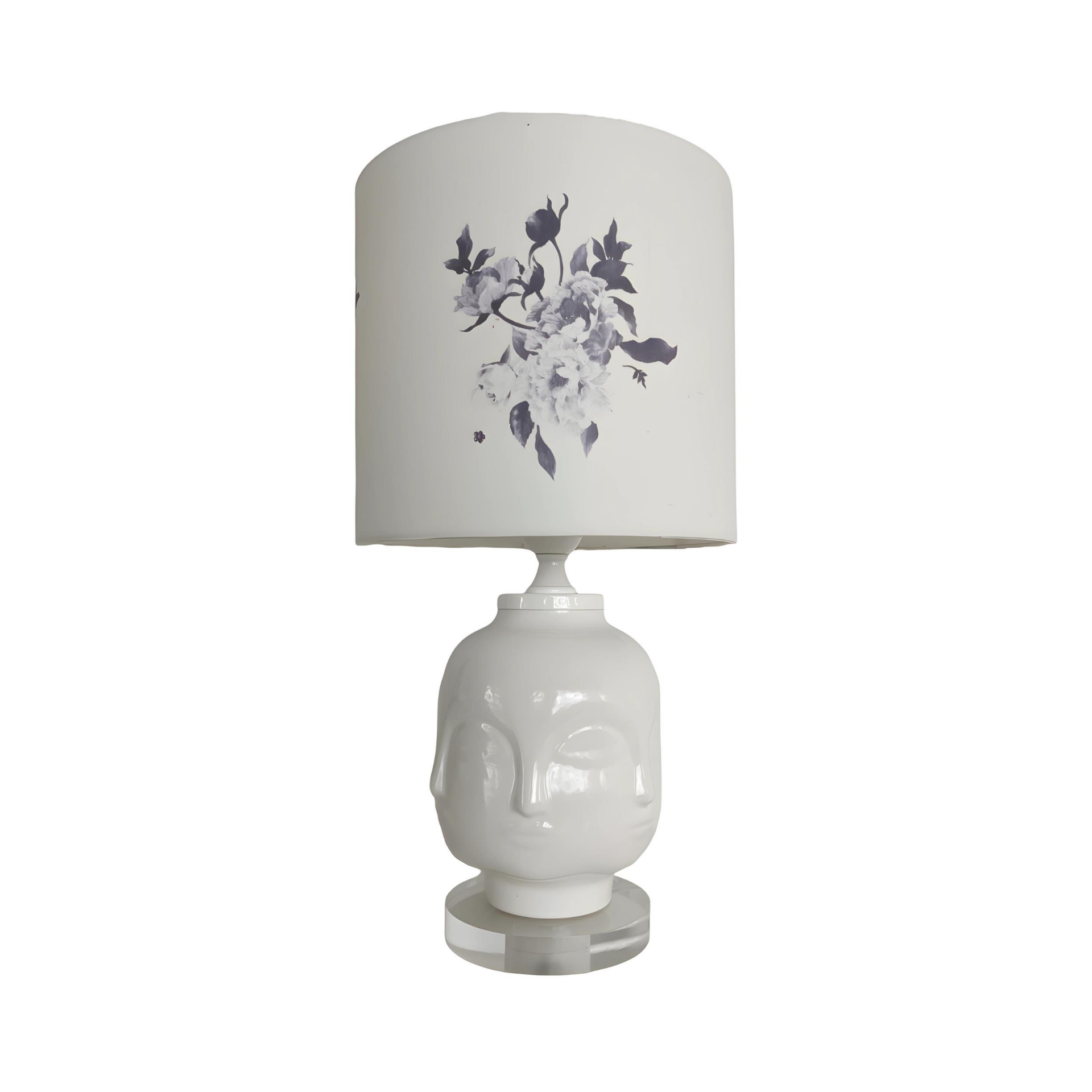 Mina Beyaz Polyester Abajur