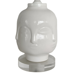 Mina Beyaz Polyester Abajur