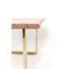 Harmony Brass Masif Yemek Masası 160x80 cm